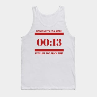 13 Seconds Chiefs by Andy Reid Tank Top